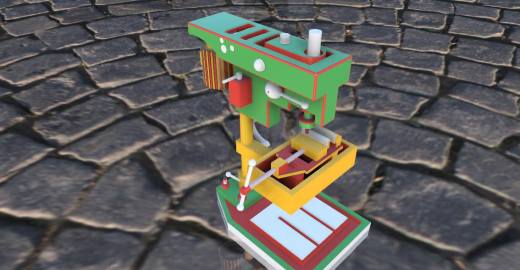 台钻【彩红网3D模型-caired.com】缩略图